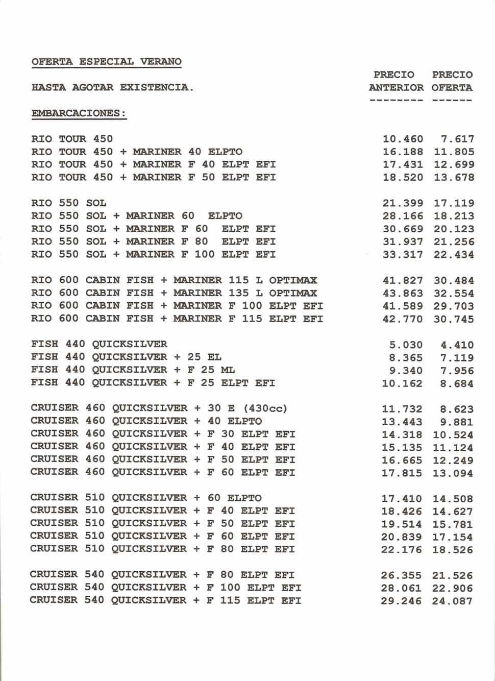 Sucesores de Hermenegildo Duarte S.L. oferta